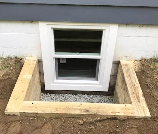 Basement Remodel: Egress window